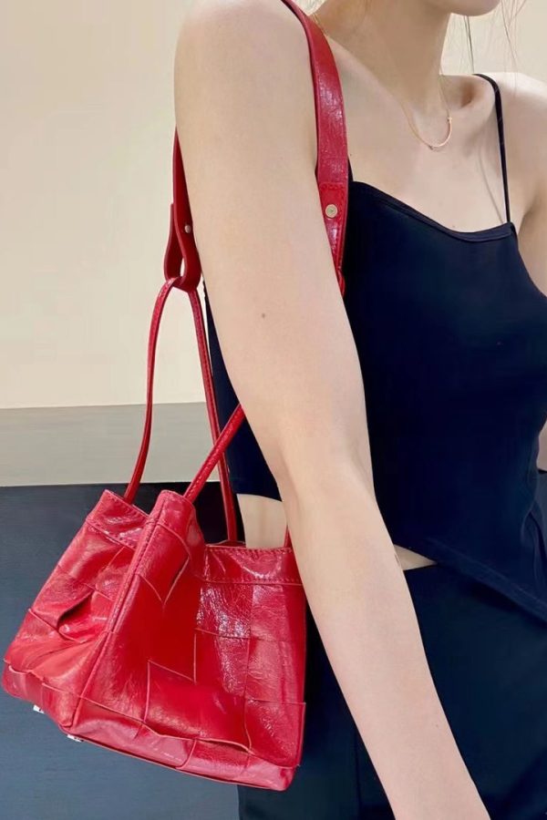 DIY Coffee Wing Faux Leather Satchel Handbag