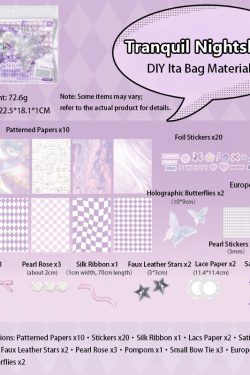DIY Ita Bag Materials Kit Ita Bag Decoration