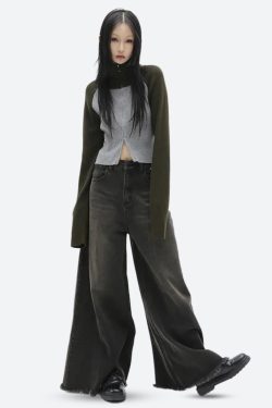 Double Zip-Up Ribbed Cardigan