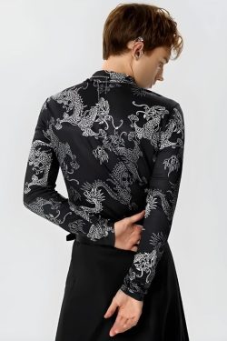 Dragon High Neck Top