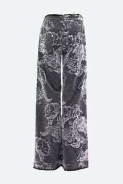 Dragon Printed Jeans