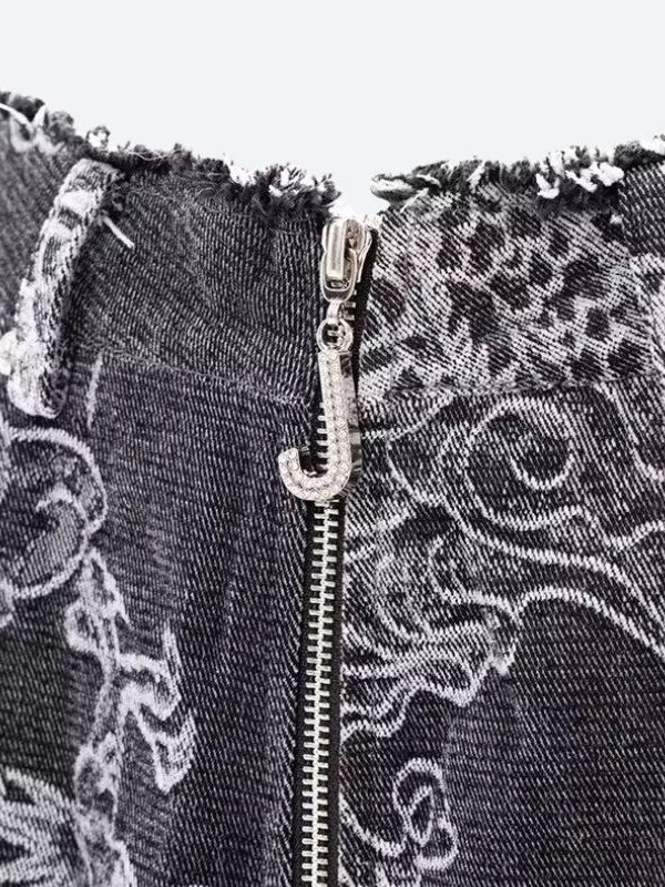 Dragon Printed Jeans