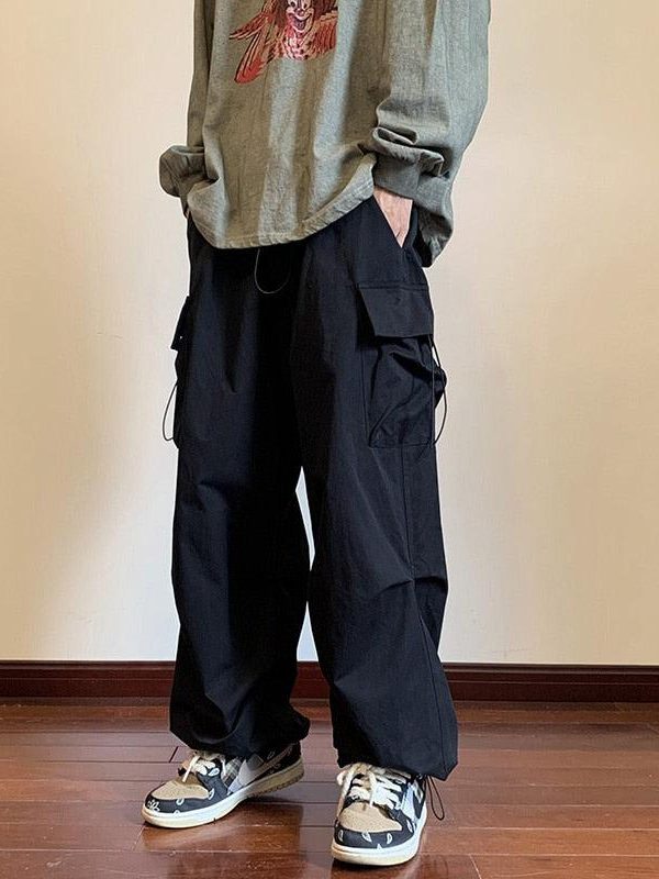 Drawstring Cargo Pants