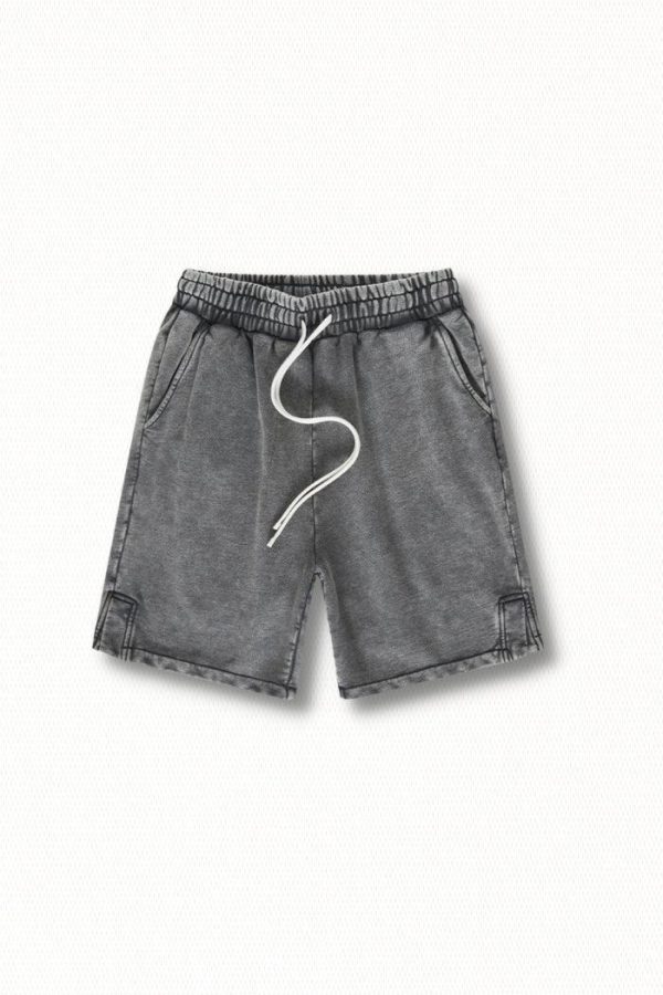 Drawstring Waist Loose Shorts