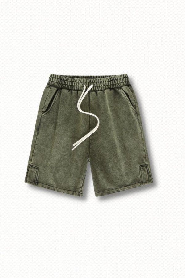 Drawstring Waist Loose Shorts