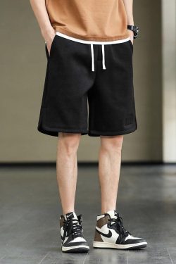 Drawstring Waist Oversize Sweatshort