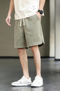 Drawstring Waist Oversize Sweatshort