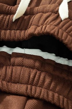 Drawstring Waist Oversize Sweatshort