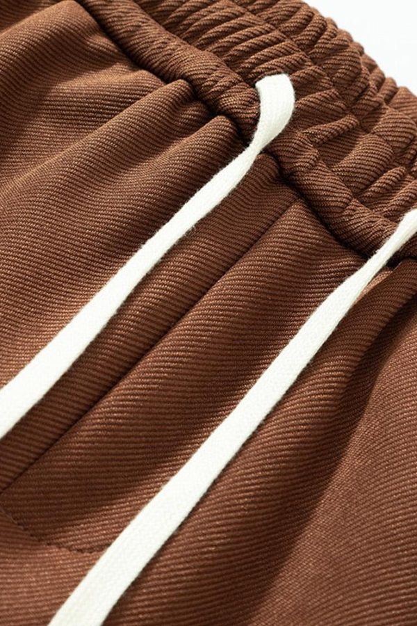 Drawstring Waist Oversize Sweatshort