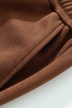 Drawstring Waist Oversize Sweatshort