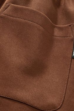 Drawstring Waist Oversize Sweatshort