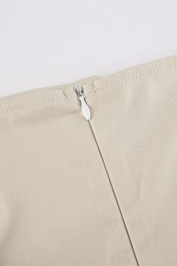 Drawstring Waist Parachute Maxi Skirt