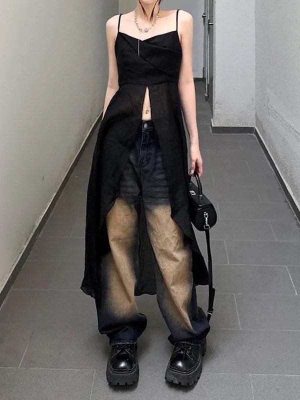 Dress-Like Strap Top