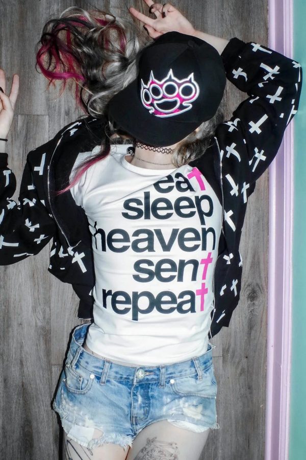 Eat Sleep Heaven Sent Repeat Tee