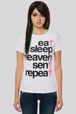 Eat Sleep Heaven Sent Repeat Tee