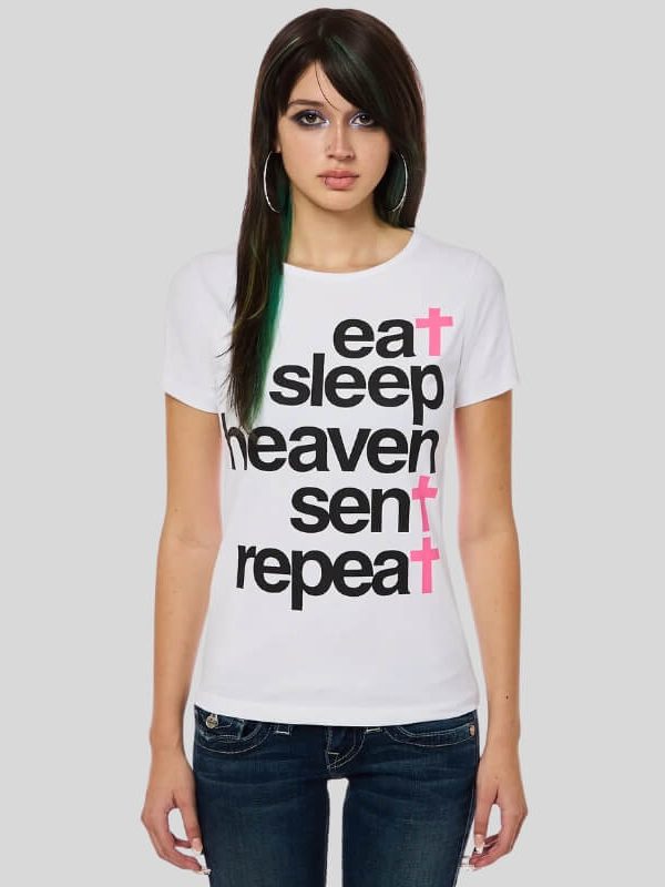 Eat Sleep Heaven Sent Repeat Tee
