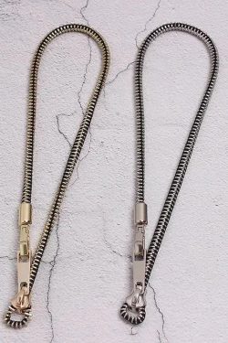 Edgy Adjustable Zipper Necklace