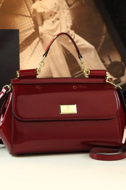 Elegant Black Solid Durable Faux Leather Tote Handbag