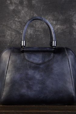 Elegant Chocolate Women's Calf Leather Tote Handbag