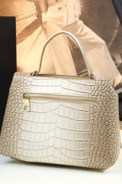 Elegant Gradient Color Alligator Pattern Versatile CrossBody Women Handbags