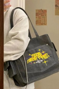 Embroidered Shoulder Bag