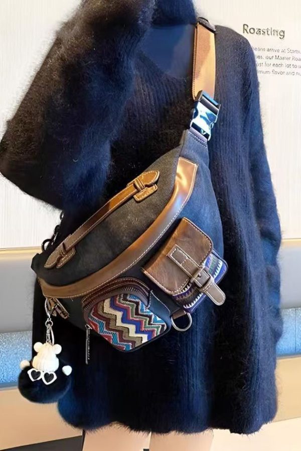 Ethnic Style Large Capacity Leisure Versatile Messenger Bag