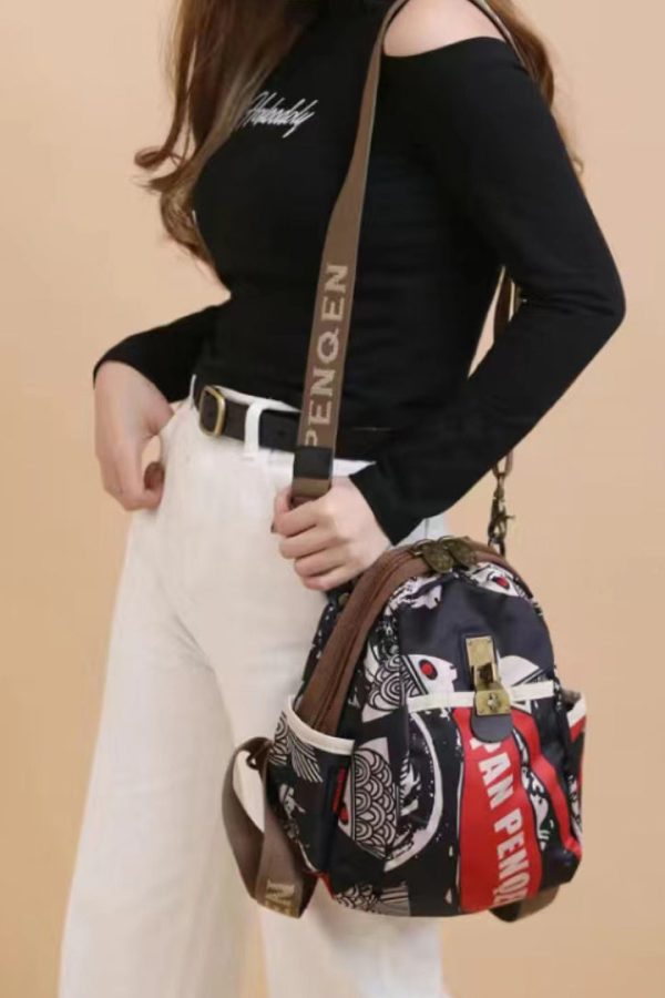 Ethnic Style Travel Versatile Printed Backpack