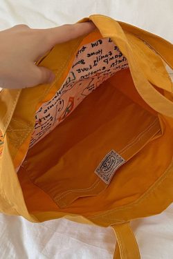 Ethnic Style Yellow Embroidery Star Cotton Shoulder Bags