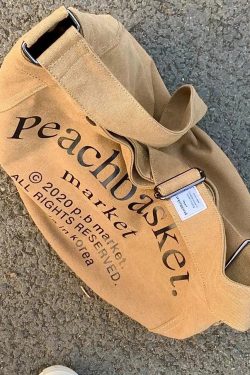 European And American Fashion Canvas Large Capacity Crossbody Bag