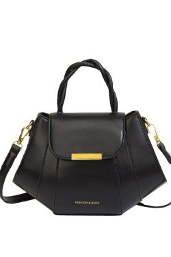 European And American Fashion Splicing Pumpkin Crossbody Bag