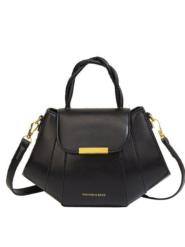 European And American Fashion Splicing Pumpkin Crossbody Bag