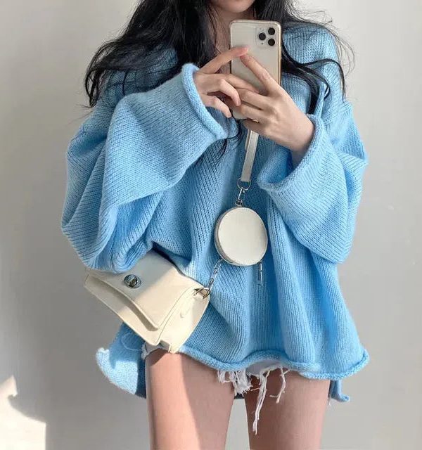 Extra Long Sleeve Loose Sweater