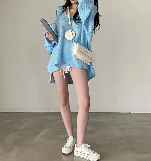Extra Long Sleeve Loose Sweater