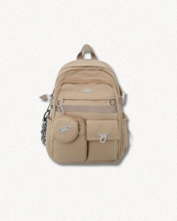 Extra Pockets Casual School Backpack