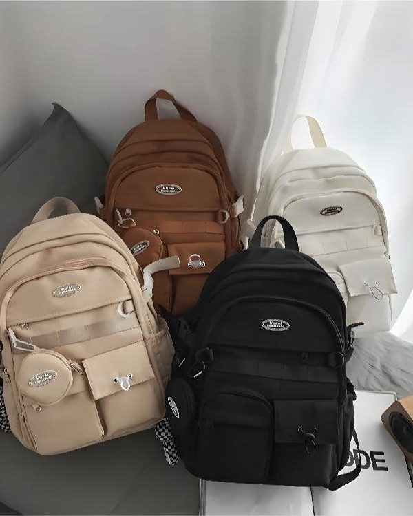 Extra Pockets Casual School Backpack