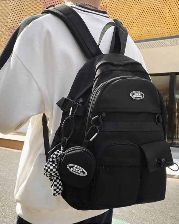 Extra Pockets Casual School Backpack