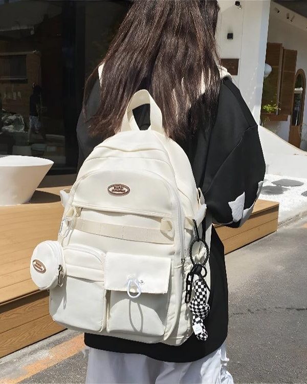 Extra Pockets Casual School Backpack