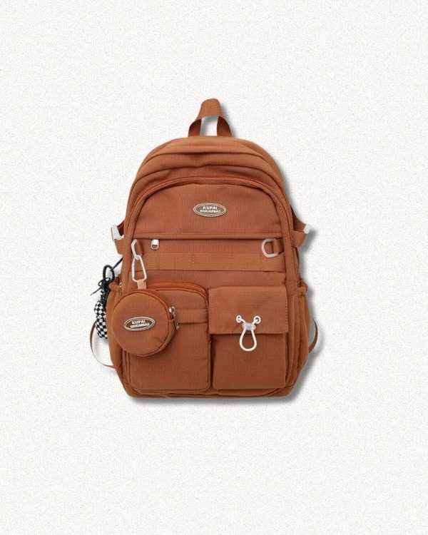 Extra Pockets Casual School Backpack
