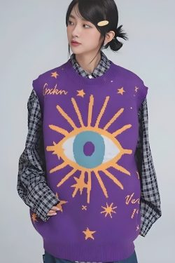 Eye Sweater Vest