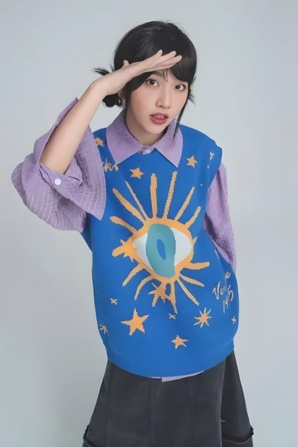 Eye Sweater Vest