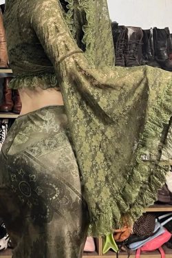 Fairy Grunge Bolero Crop Top