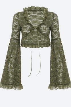 Fairy Grunge Bolero Crop Top