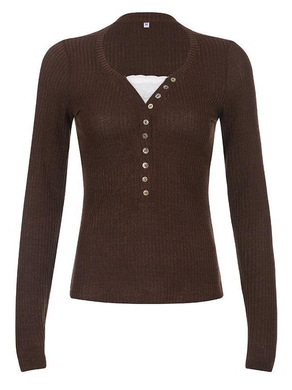 Fairy Grunge Button Front Top