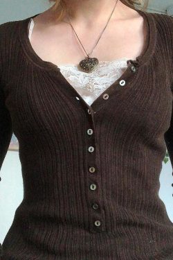 Fairy Grunge Button Front Top