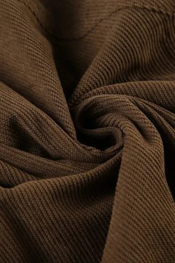 Fairy Grunge Corduroy Midi Skirt