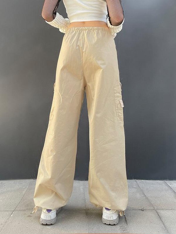 Fairy Grunge Drawstring Parachute Pants