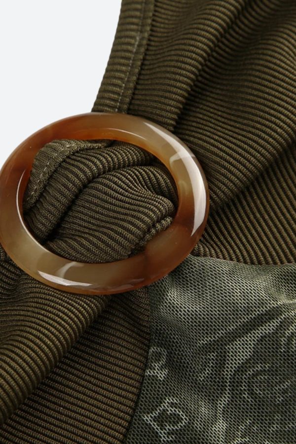 Fairy Grunge Floral Halter Neck Top