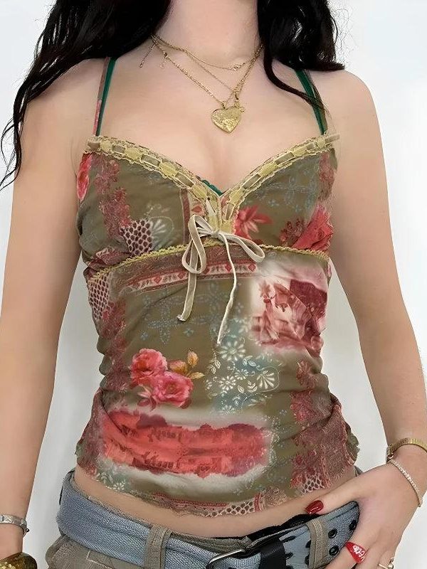 Fairy Grunge Floral Top