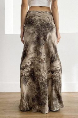 Fairy Grunge Forest Maxi Skirt