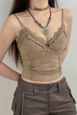 Fairy Grunge Frilled Lace Top